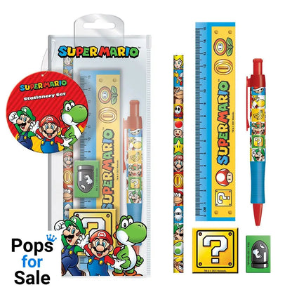 Super Mario 5-Piece Stationery Set Stationery