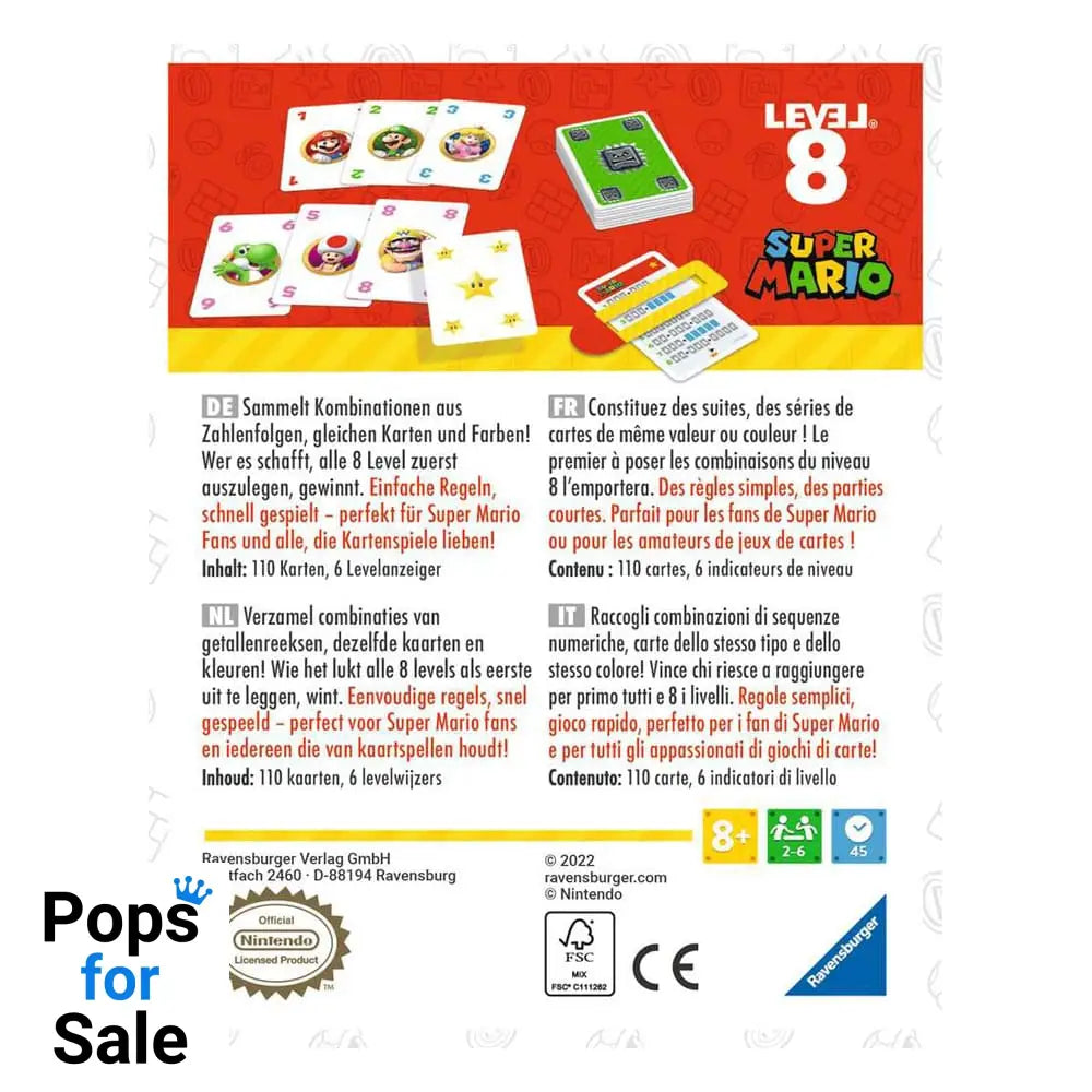 Super Mario Card Game Level 8