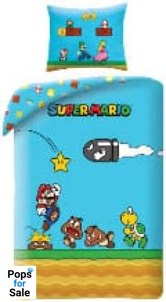Super Mario Duvet Set Ver. 3 140 x 200 cm / 70 x 90 cm Blankets & Duvets