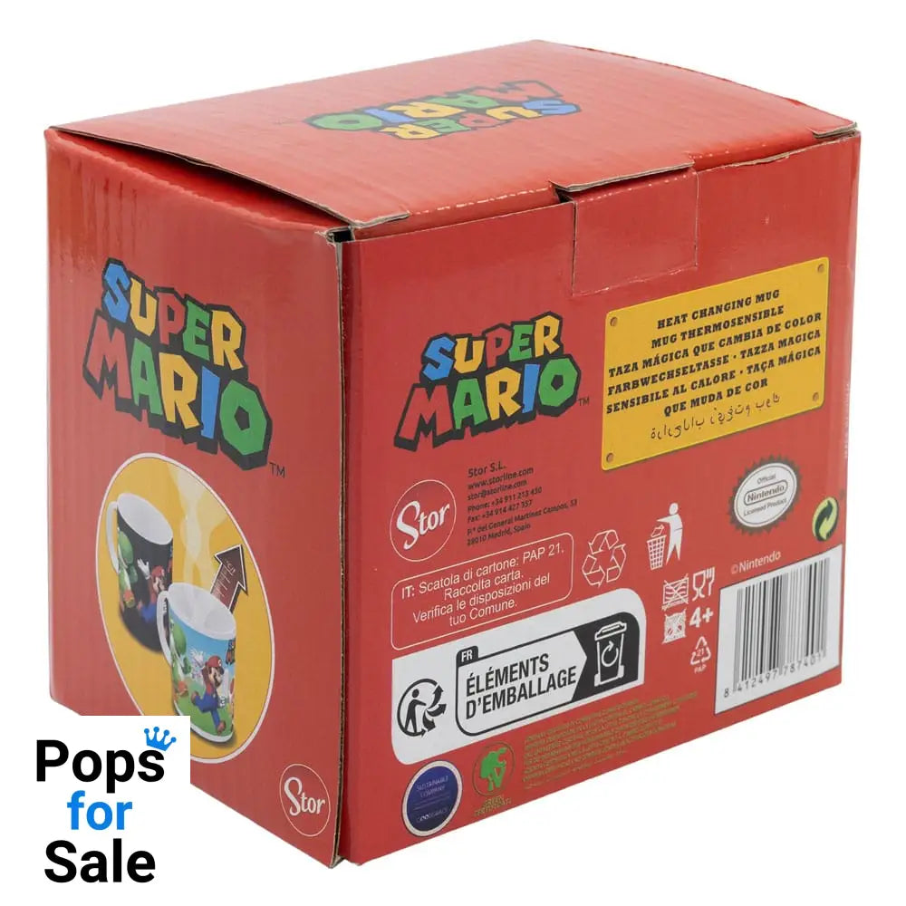 Super Mario Heat Change Mug Group 325 ml