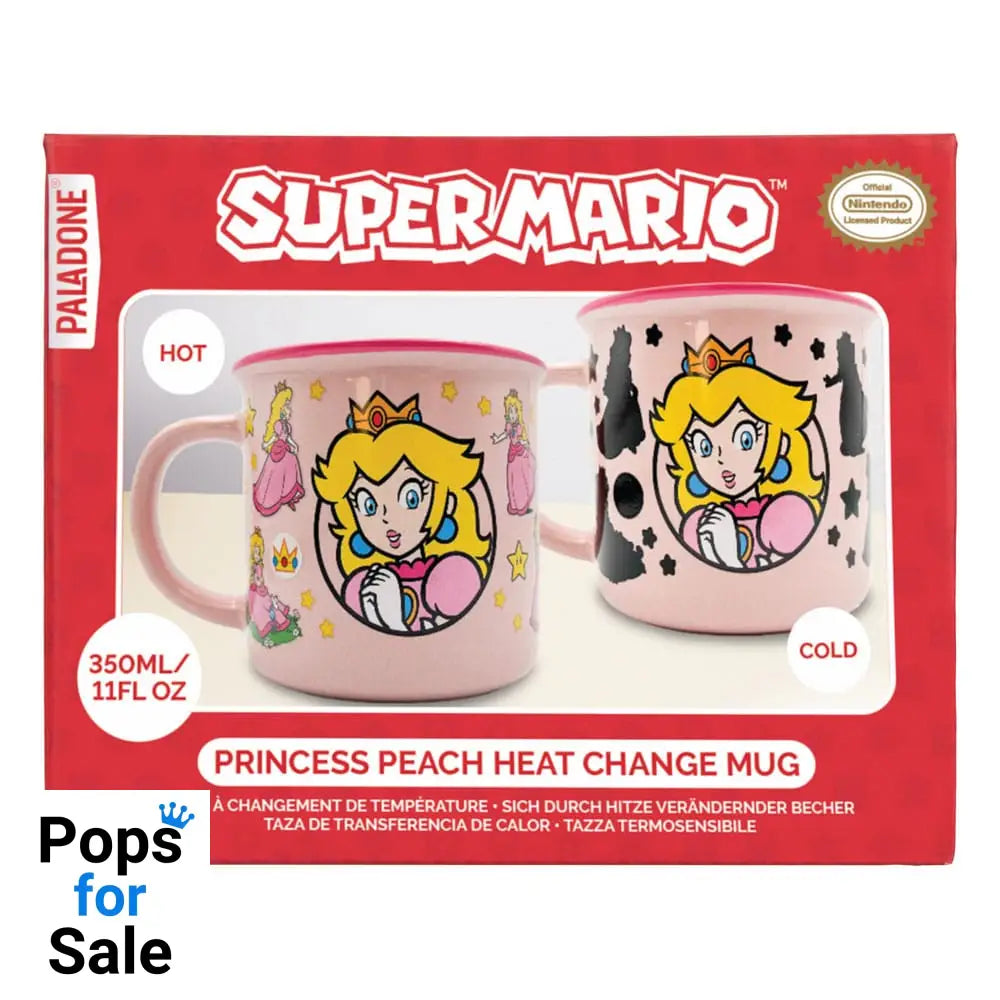 Super Mario Heat Change Mug Princess Peach