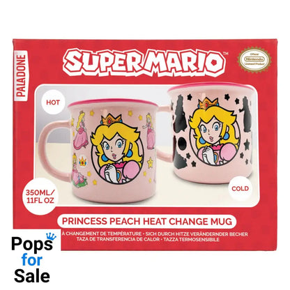 Super Mario Heat Change Mug Princess Peach