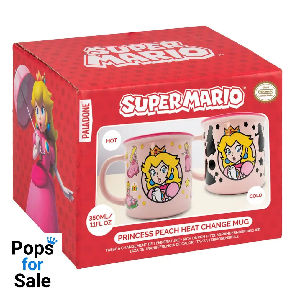 Super Mario Heat Change Mug Princess Peach