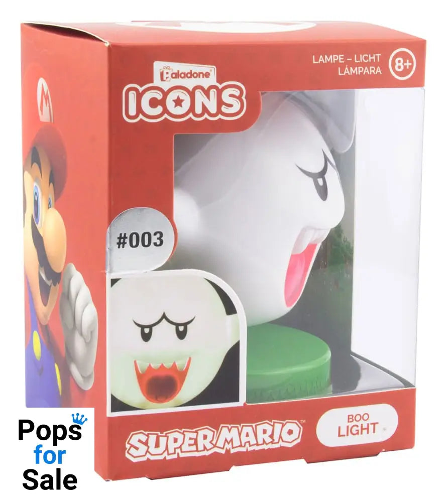 Super Mario Icon Light Boo 10 cm