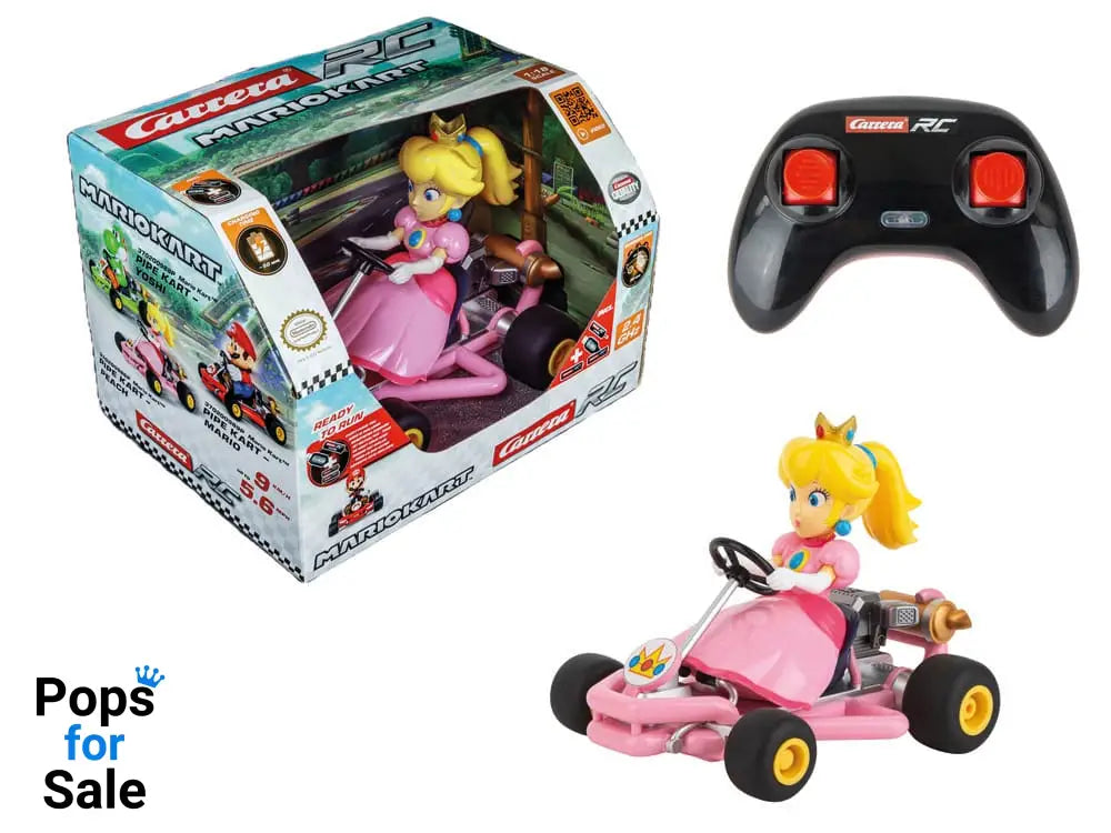 Super Mario Kart RC remote-controlled Car 1/18 2.4GHz Pipe Kart Peach