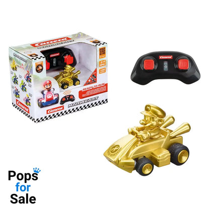 Super Mario Kart RC remote-controlled Car 1/50 2.4GHz Mini Mario Gold