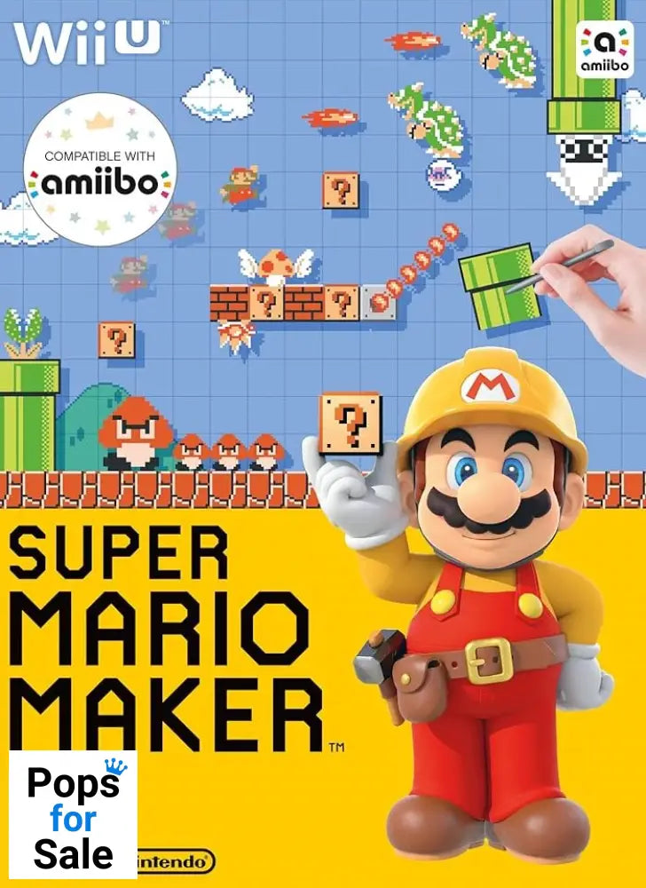 Super Mario Maker for Nintendo Wii-U - [No Art Book]