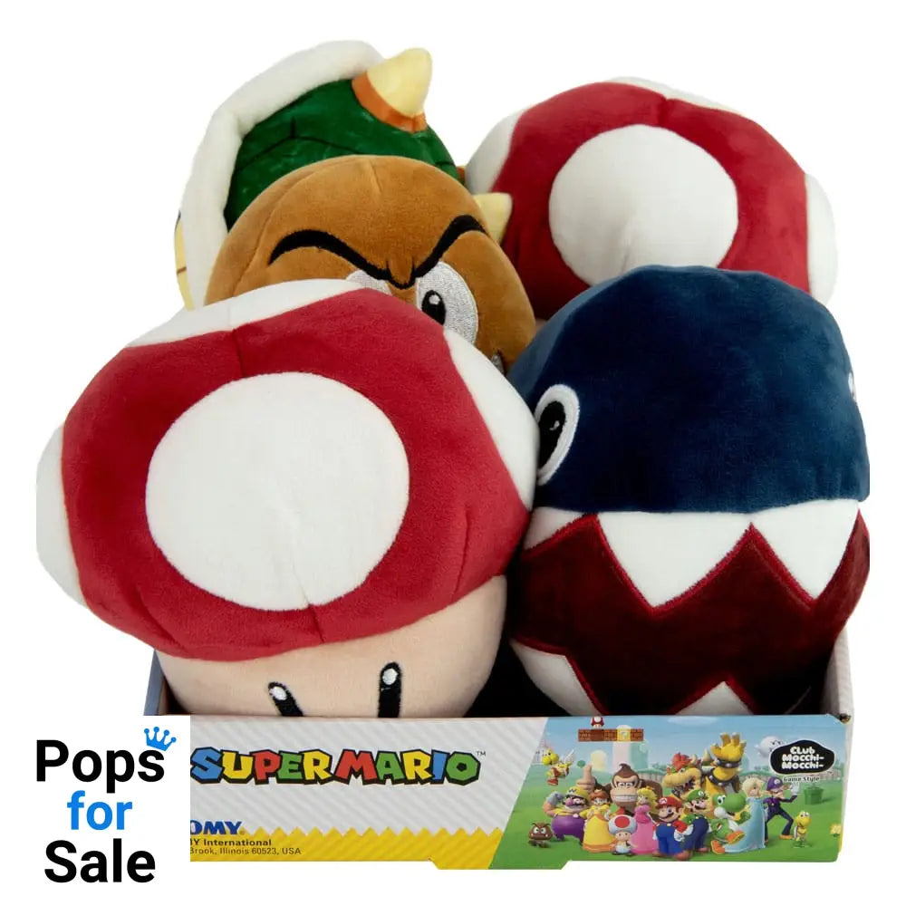 Super Mario Mocchi-Mocchi Junior Plush Figures Wave 11 15 cm Assortment (5)