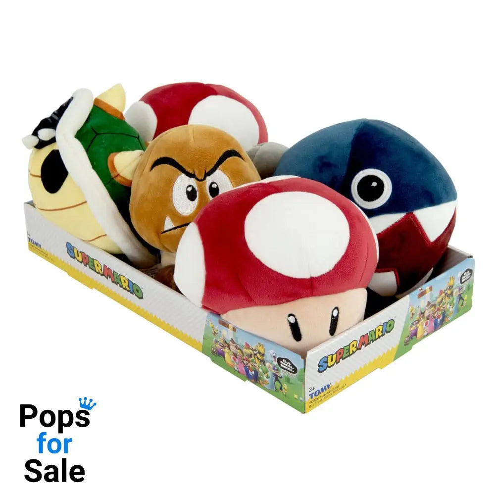 Super Mario Mocchi-Mocchi Junior Plush Figures Wave 11 15 cm Assortment (5)