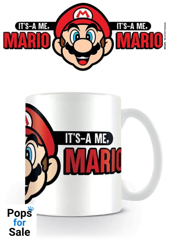 Super Mario Mug Its A Me Mario Cups & Mugs