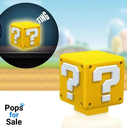 Super Mario Nightlight with Sound Question Block 8 cm
