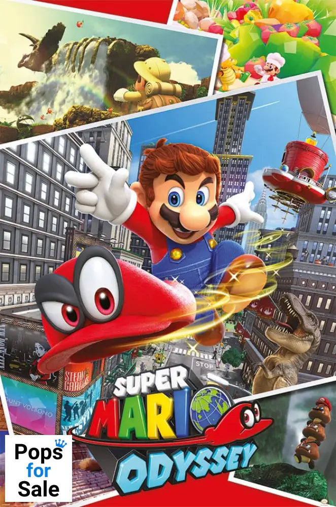 Super Mario Odyssey Poster Pack Collage 61 x 91 cm (4)