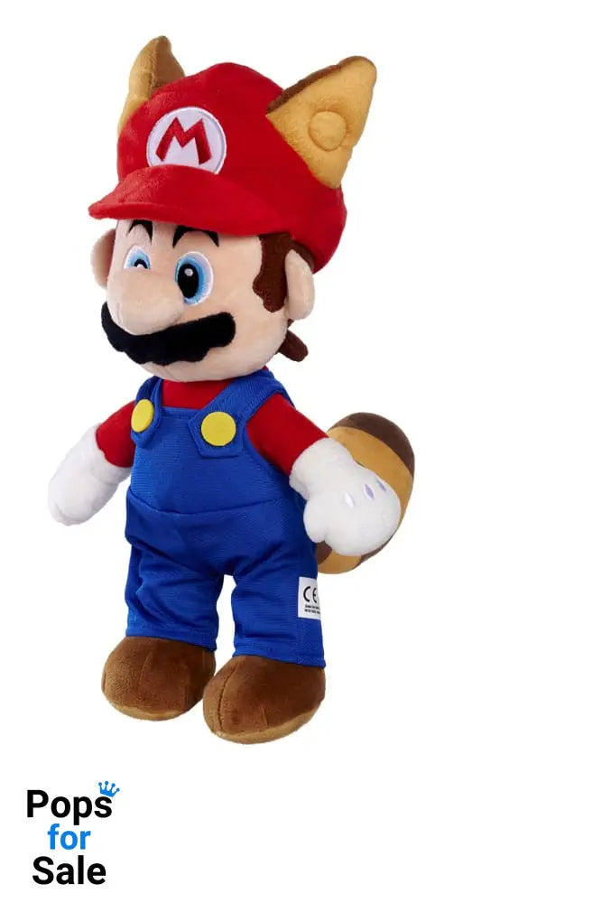 Super Mario Plush Figure Tanuki Mario 30 cm