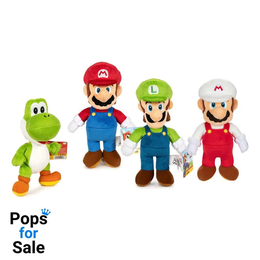 Super Mario Plush Figures Assortment Characters 25 cm (8) Plushes