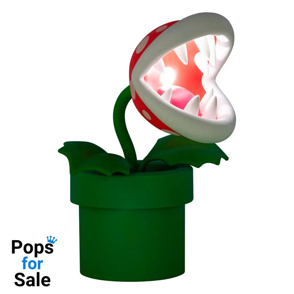 Super Mario Posable Lamp Mario Mini Piranha Plant