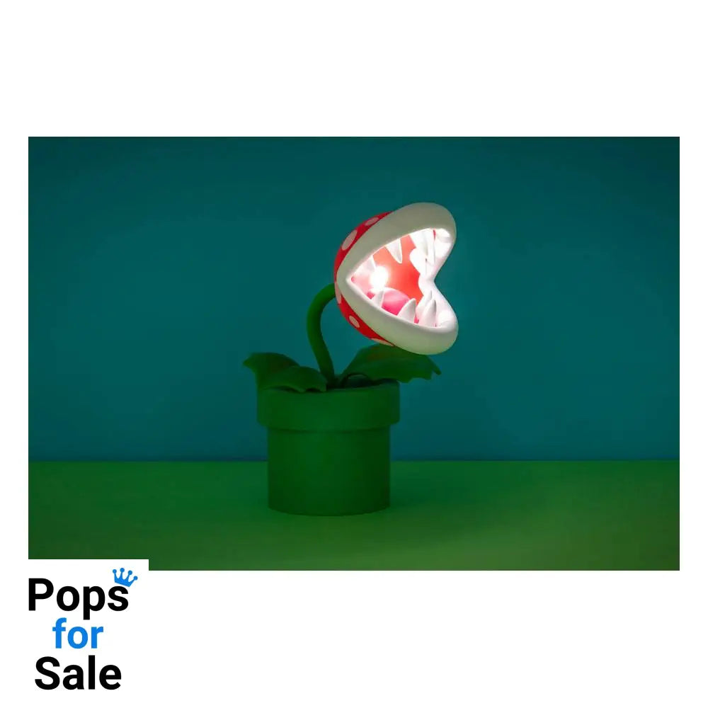 Super Mario Posable Lamp Mario Mini Piranha Plant