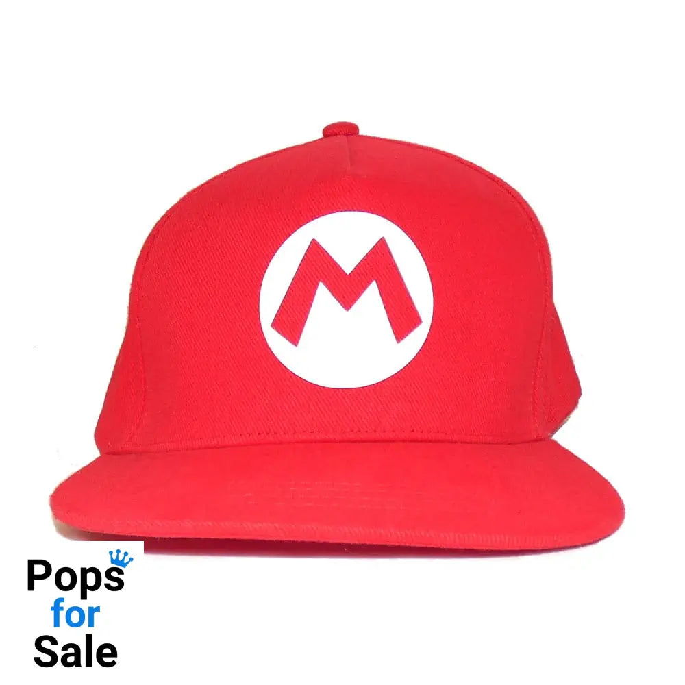 Super Mario Snapback Cap Mario Badge