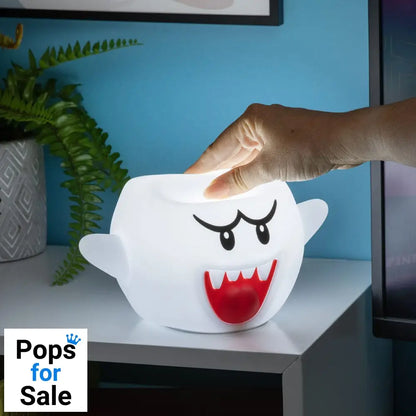 Super Mario Squishy Glo Silicon Light Boo 14 cm