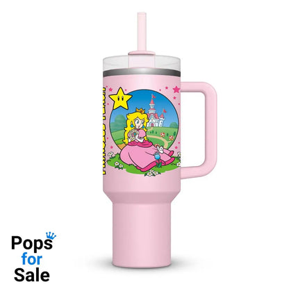 Super Mario Stainless Steel tumbler Peach 1130 ml