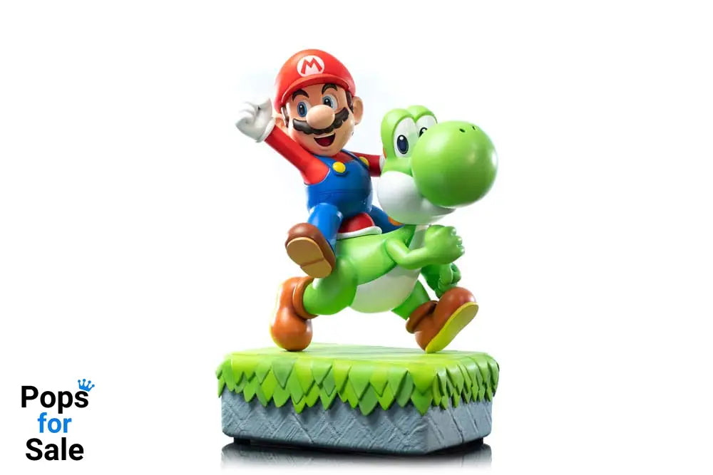 Super Mario Statue Mario & Yoshi 48 cm