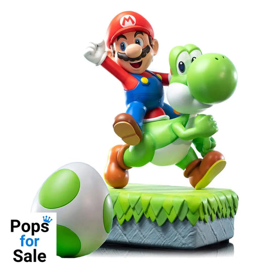 Super Mario Statue Mario & Yoshi 48 cm