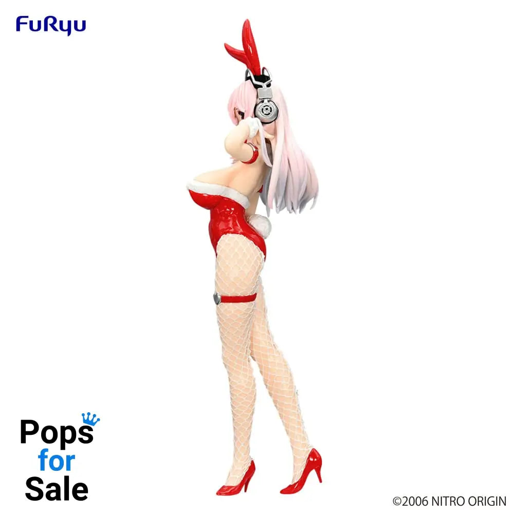 Super Sonico BiCute Bunnies PVC Statue Red Color Ver. 30 cm