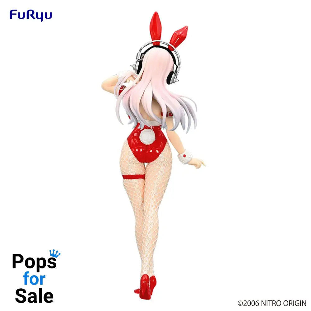 Super Sonico BiCute Bunnies PVC Statue Red Color Ver. 30 cm