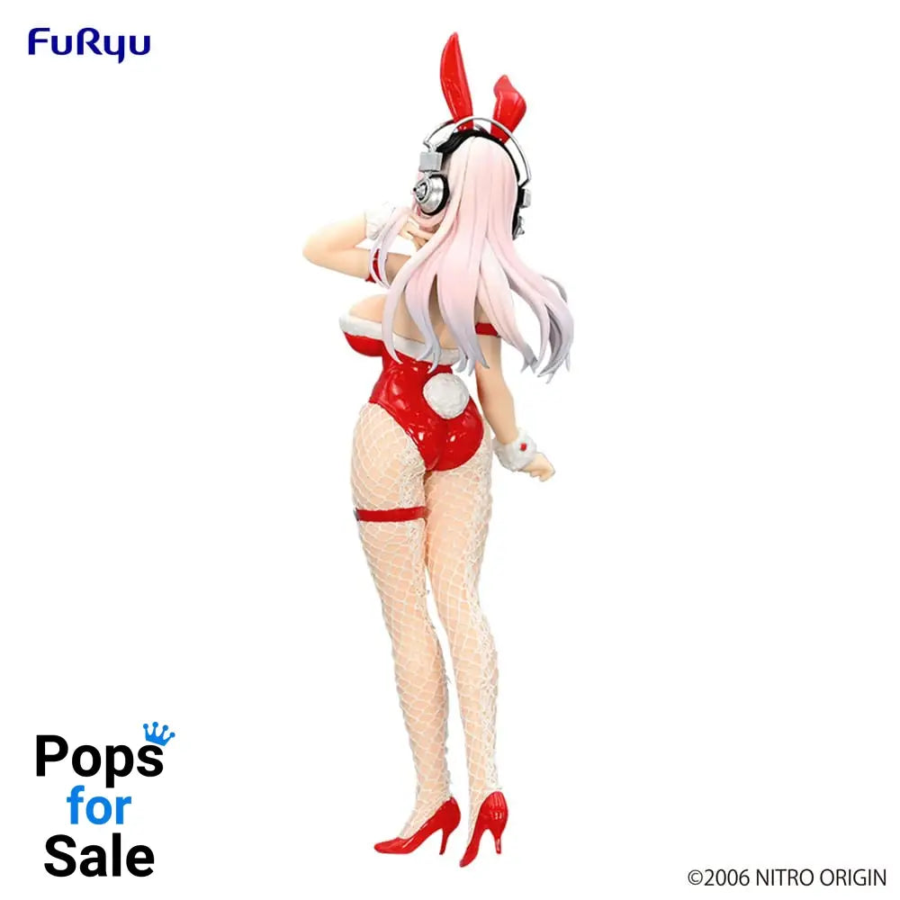 Super Sonico BiCute Bunnies PVC Statue Red Color Ver. 30 cm