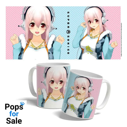 Super Sonico Mug Super Sonico Hoodie 325 ml Cups & Mugs