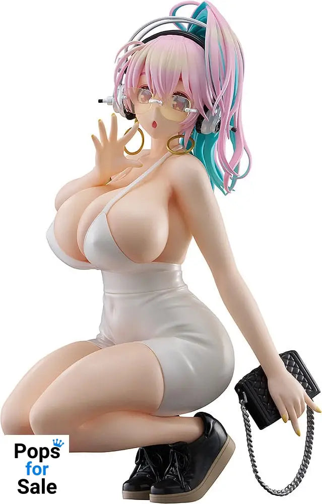 Super Sonico Pop Up Parade PVC Statue Super Sonico: 15th Mini Dress Ver. L Size 20 cm