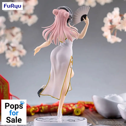 Super Sonico Trio-Try-iT PVC Statue White China Dress Ver. 21 cm Statues
