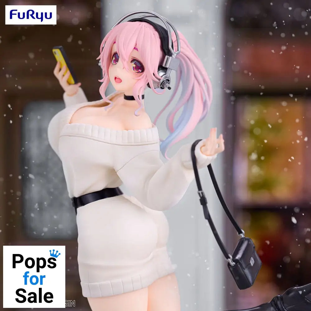Super Sonico Trio-Try-iT PVC Statue Winter Memory Ver. 21 cm
