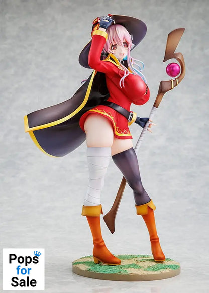 Super Sonico x Konosuba PVC Statue 1/7 Super Sonico Megumin collaboration Ver. 25 cm