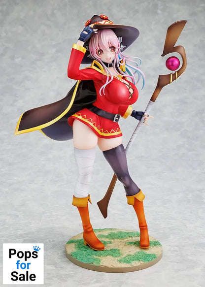 Super Sonico x Konosuba PVC Statue 1/7 Super Sonico Megumin collaboration Ver. 25 cm Statues