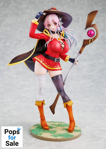 Super Sonico x Konosuba PVC Statue 1/7 Super Sonico Megumin collaboration Ver. 25 cm