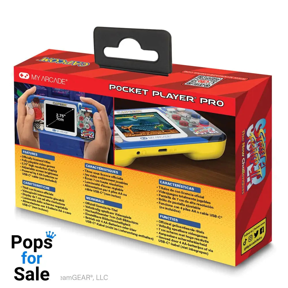 Super Street Fighter II Portable Gaming System Pocket Player Pro