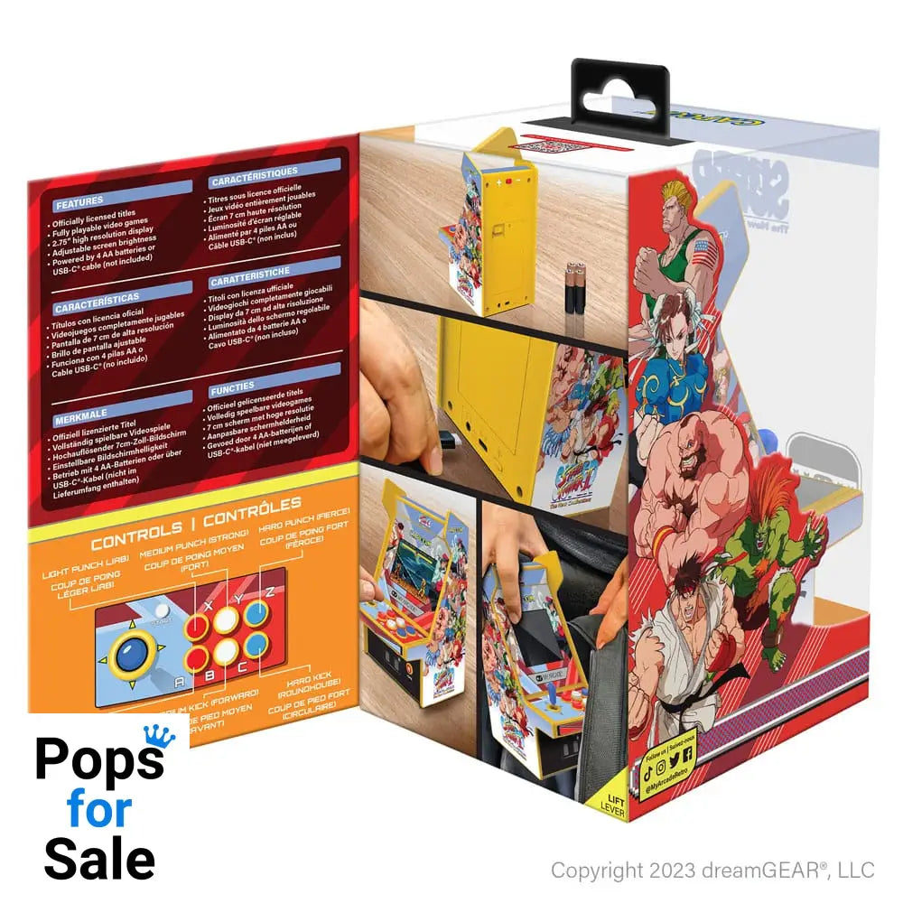 Super Street Fighter II Portable Retro Arcade Micro Player Pro