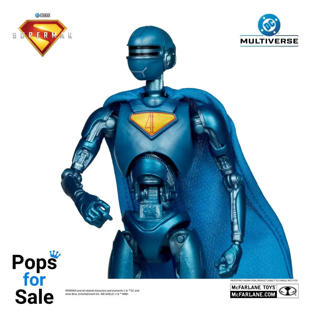 Superman (2025) DC Multiverse Deluxe Action Figure Superman Robot (Red Platinum Edition) 18 cm