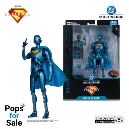 Superman (2025) DC Multiverse Deluxe Action Figure Superman Robot (Red Platinum Edition) 18 cm