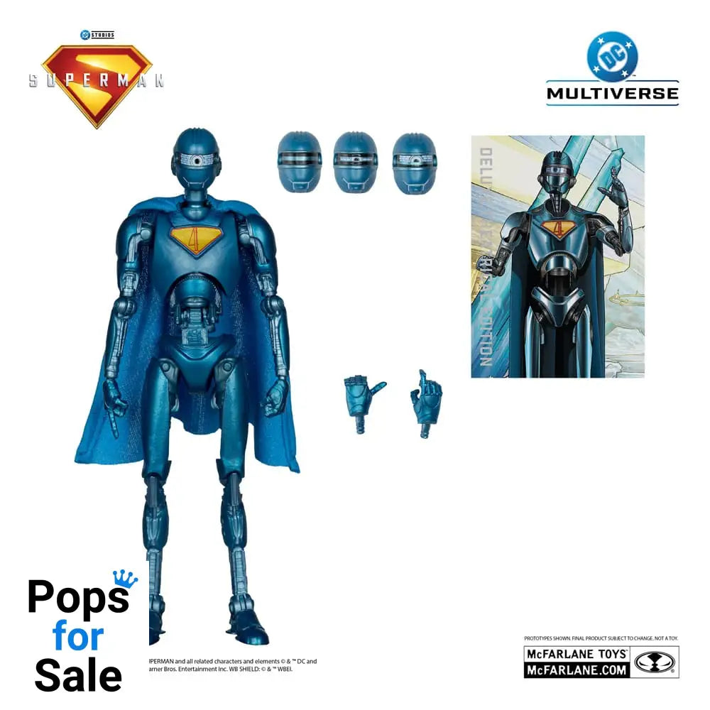 Superman (2025) DC Multiverse Deluxe Action Figure Superman Robot (Red Platinum Edition) 18 cm