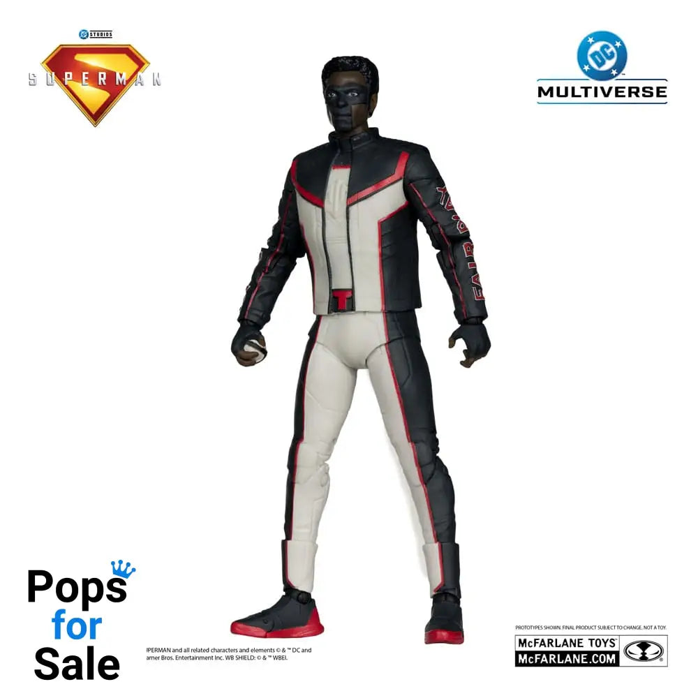 Superman (2025) DC Multiverse Deluxe Theatrical Edition Action Figure Mr. Terrific (Red Platinum Edition) 18 cm