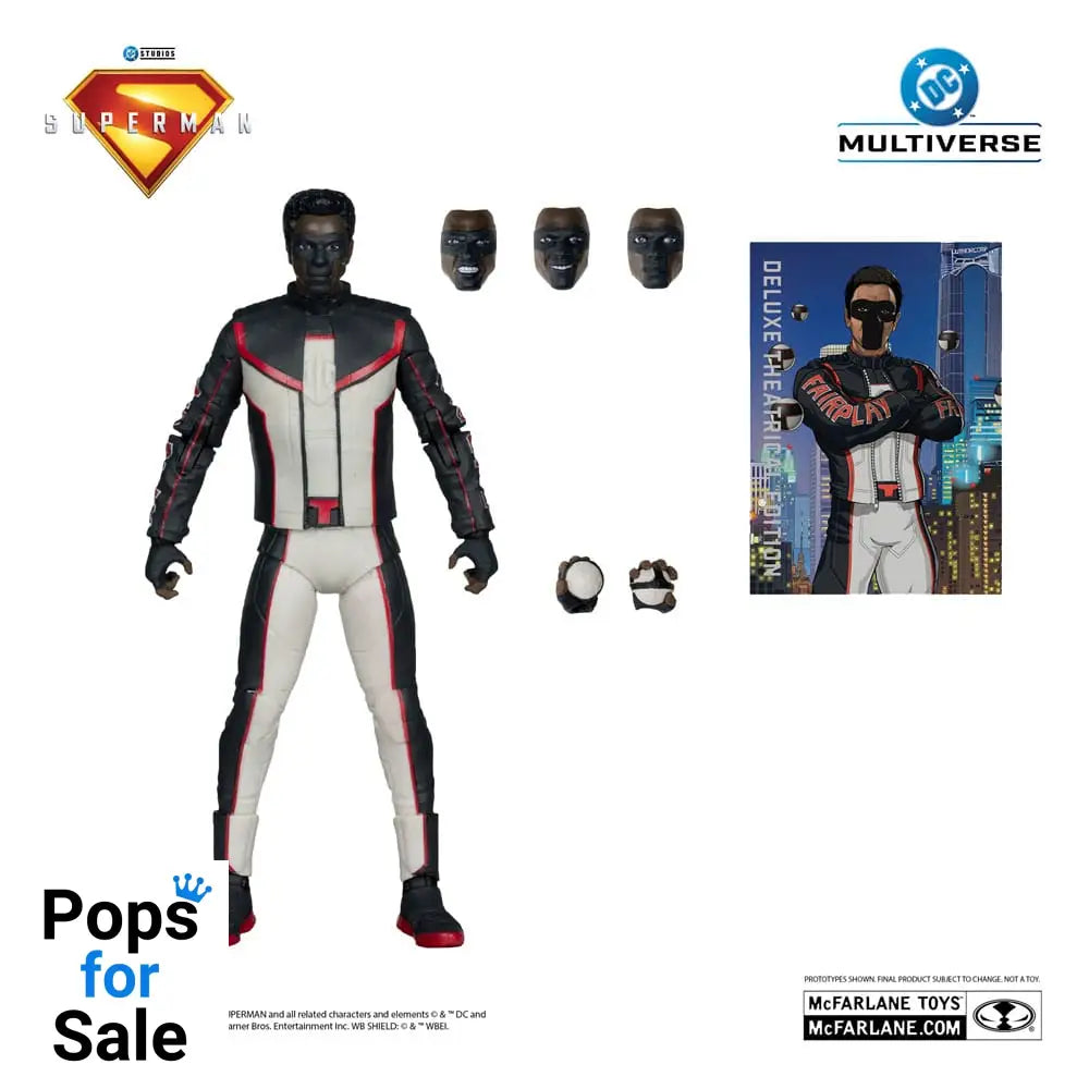 Superman (2025) DC Multiverse Deluxe Theatrical Edition Action Figure Mr. Terrific (Red Platinum Edition) 18 cm