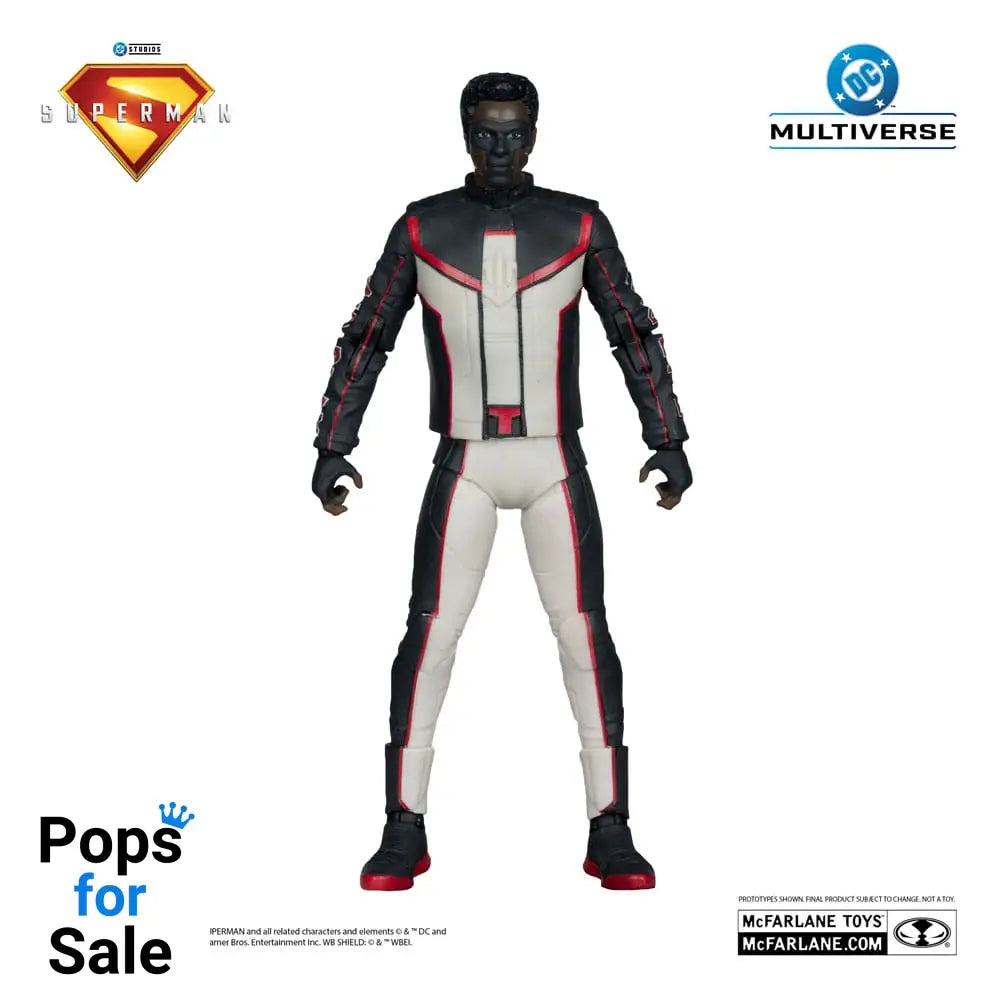 Superman (2025) DC Multiverse Deluxe Theatrical Edition Action Figure Mr. Terrific (Red Platinum Edition) 18 cm Action