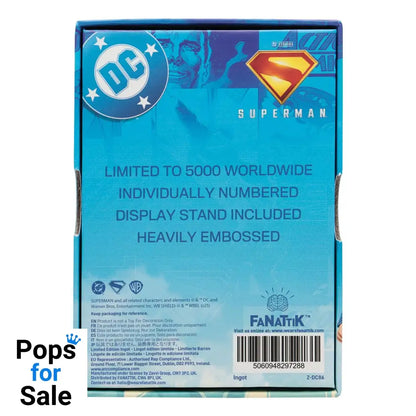 Superman 2025 Ingot Last Son of Krypton Limited Edition