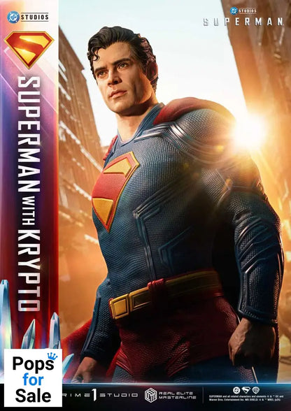 Superman (2025) Real Elite Masterline Series Statue 1/3 Superman with Krypto 95 cm
