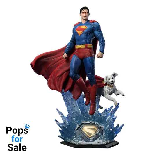 Superman (2025) Real Elite Masterline Series Statue 1/3 Superman with Krypto Bonus Version 95 cm