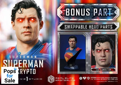 Superman (2025) Real Elite Masterline Series Statue 1/3 Superman with Krypto Bonus Version 95 cm