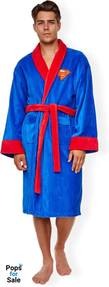 Superman: Adult Fleece Hoodless Robe