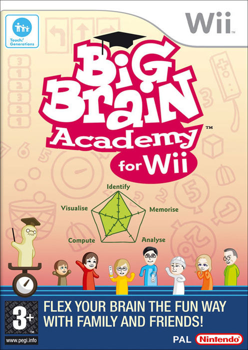 Big Brain Academy for Wii for Nintendo Wii/Wii-U