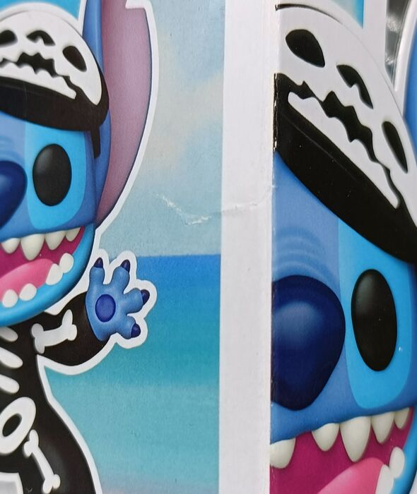 1234 Skeleton Stitch - Glow Chase - Disney Lilo & Stitch - Box Damaged Funko POP